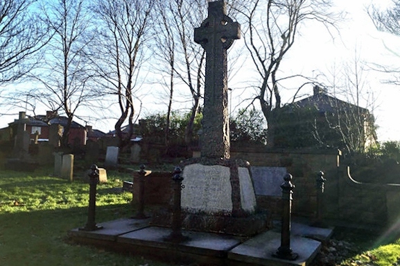 The memorial at St James the Apostle Parish church in Milnrow