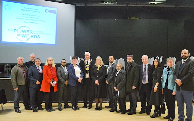 Holocaust Memorial Day Commemoration at Heywood Civic Centre