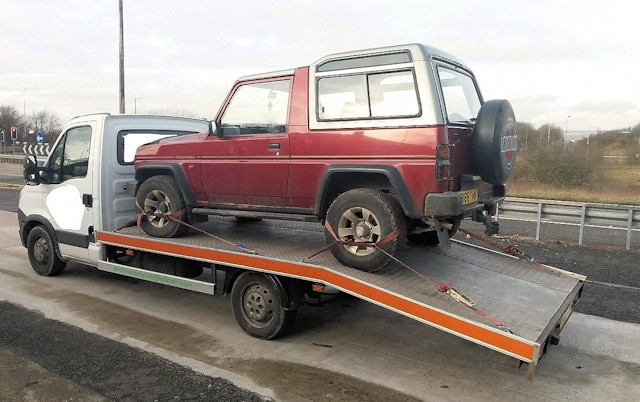 Transporter stopped by the police and DVSA