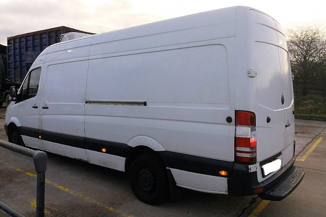 One of the HGVs stopped fitted with addition leaf springs to disguise it being overloaded