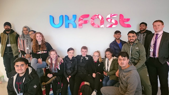 Rochdale Sixth Form talks business with UKFast