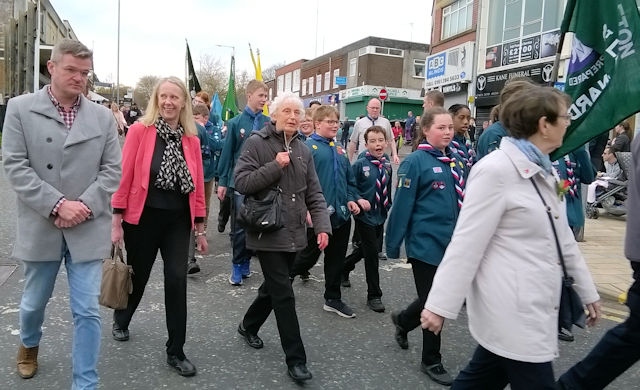 Middleton Scout and Guide Associations St George’s Day Procession