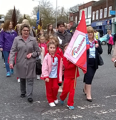 Middleton Scout and Guide Associations St George’s Day Procession