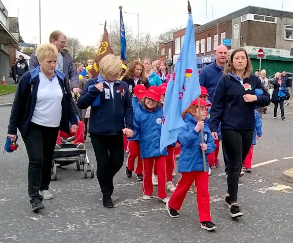 Middleton Scout and Guide Associations St George’s Day Procession