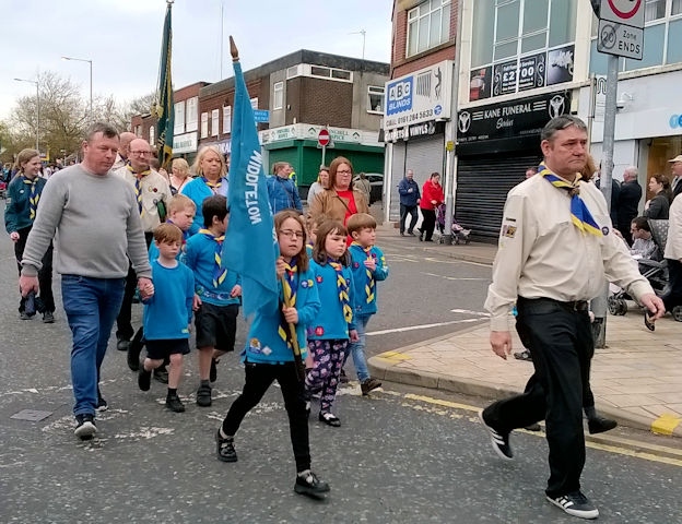 Middleton Scout and Guide Associations St George’s Day Procession