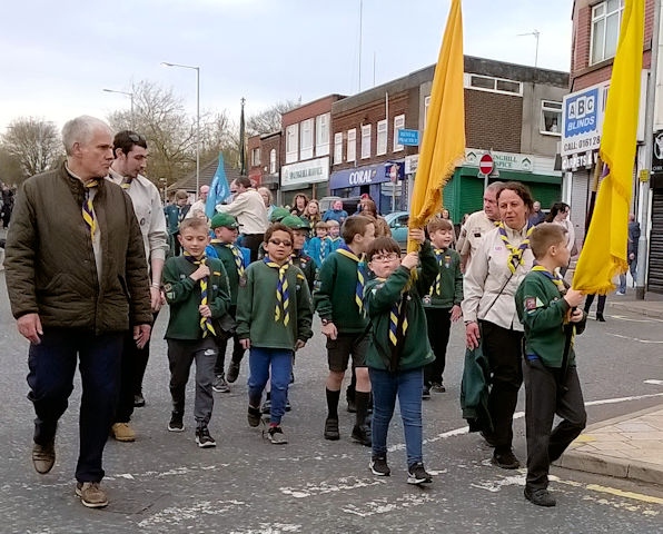 Middleton Scout and Guide Associations St George’s Day Procession