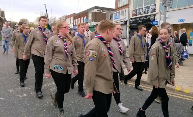 Middleton Scout and Guide Associations St George’s Day Procession