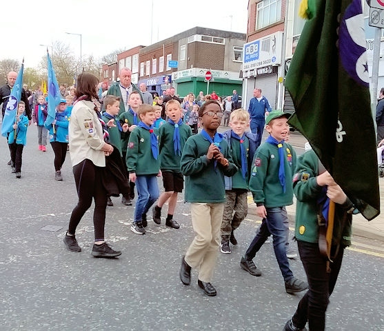 Middleton Scout and Guide Associations St George’s Day Procession