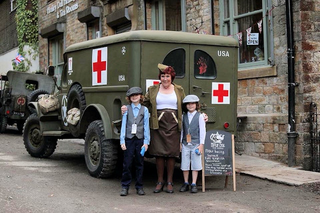 1940s day at Healey Dell Tea Rooms