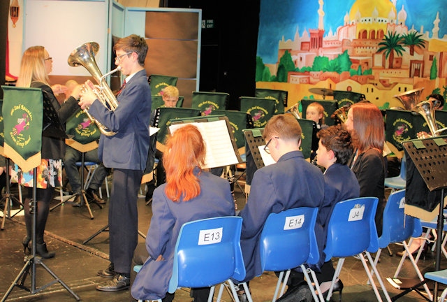 Josh Dunning solo with 2nd Rossendale Scout Group Band