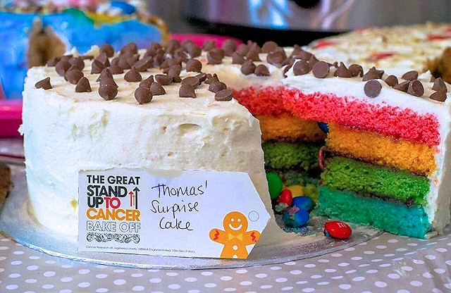 Thomas' surprise cake which saw him crowned Star Baker