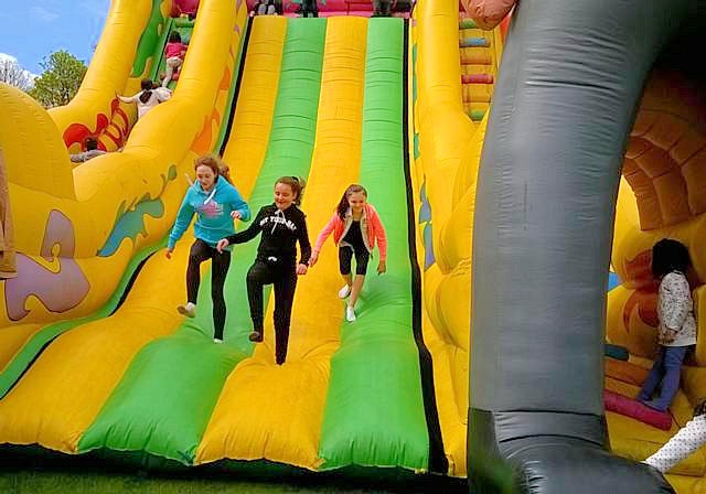 Inflatable Fun World in Springfield Park, Sat 5, Sun 6 & Mon 7 May, 10.30am – 5.30pm daily