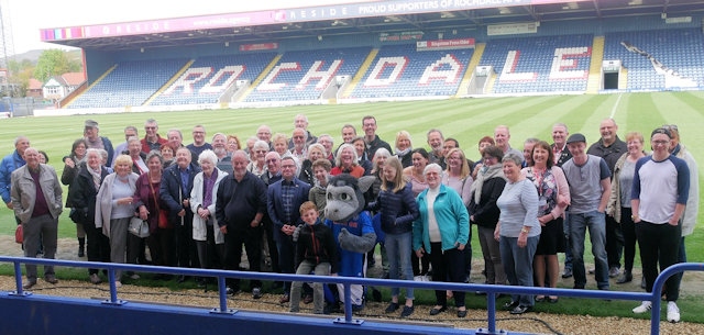 Friends of Tourcoing and Les Amis de Rochdale at Rochdale Football Club