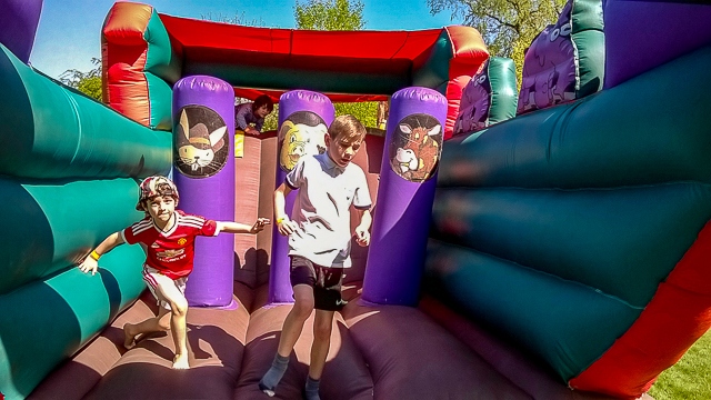 Bank Holiday Inflatable Fun in Springfield Park 