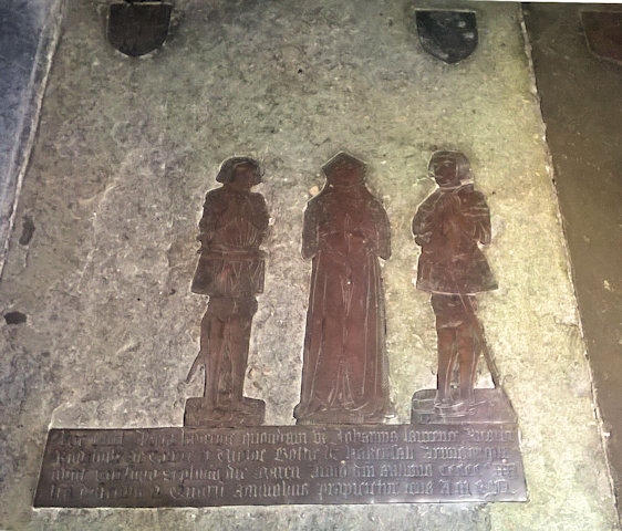 Brasses at St Leonard's Church