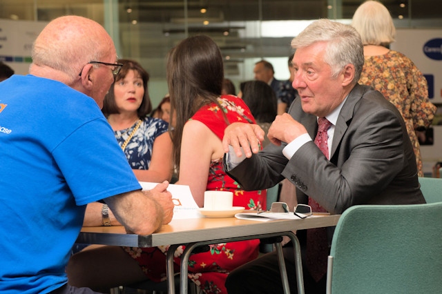 MP Tony Lloyd at the Carers Week event