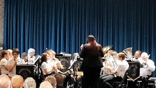 Middleton Youth Band at the Middleton Rotary Club’s Summer Fizz concert