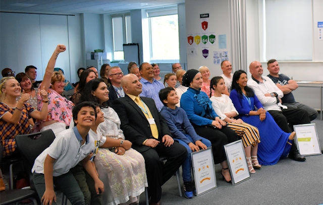 Nominated students at the 2018 Community Learning Awards