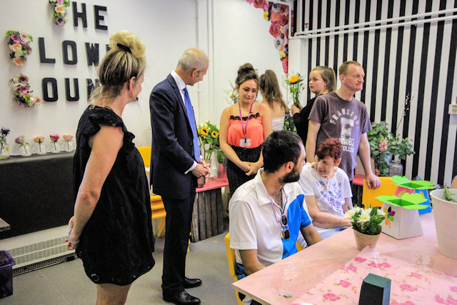 David Lidington, Chancellor of the Duchy of Lancaster and Minister for the Cabinet Office spent the day at Heywood-based social enterprise PossAbilities