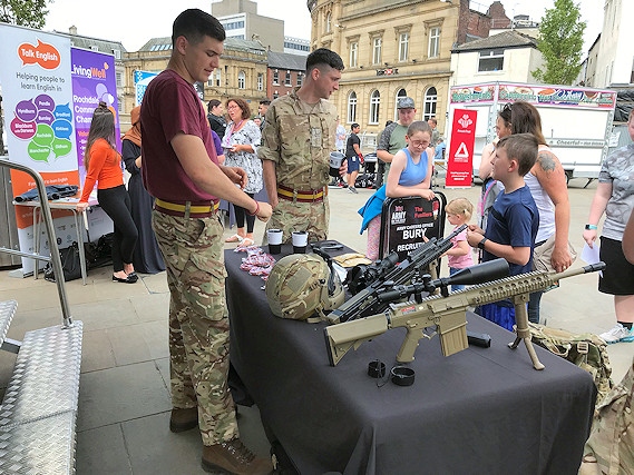 Army Careers Service at the Community Volunteer Festival