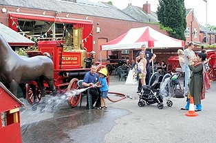 Families enjoying the Open Day