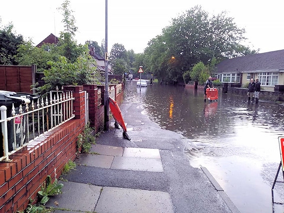 Flooding in Heywood