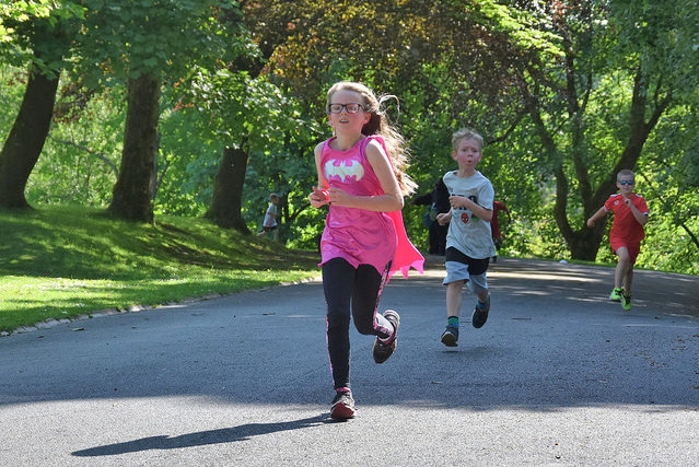 Junior Parkrun celebrates one year of running in Queen's Park