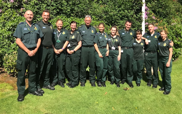 The Urgent Care Practitioners working with the Ambulance service