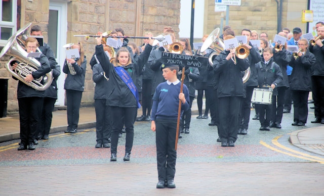 Rochdale Music Service’s Youth Band at the annual Saddleworth Band Contest