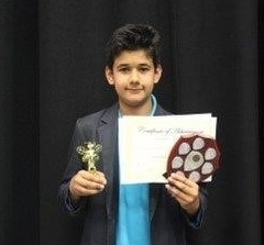 Wajahat Javid, Spelling Bee winner at Kingsway Park High School 