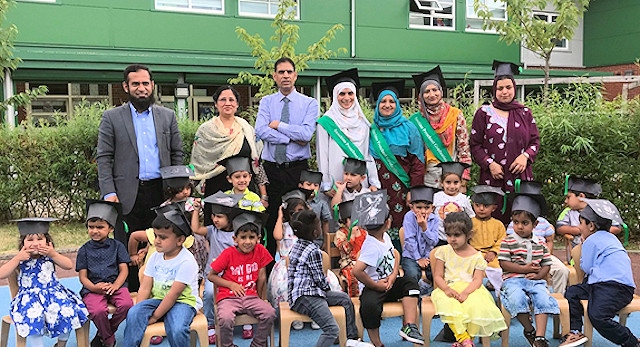 Graduation ceremony and celebrations event at Sunshine Preschool