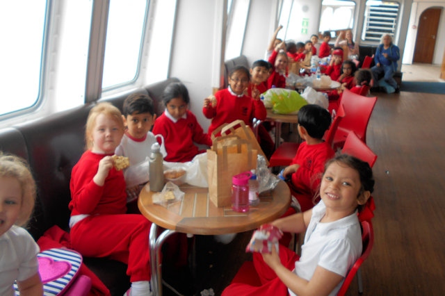 Beech House School Reception, Year 1 and Year 2 enjoy a visit to Spaceport, near Liverpool and a trip on a boat