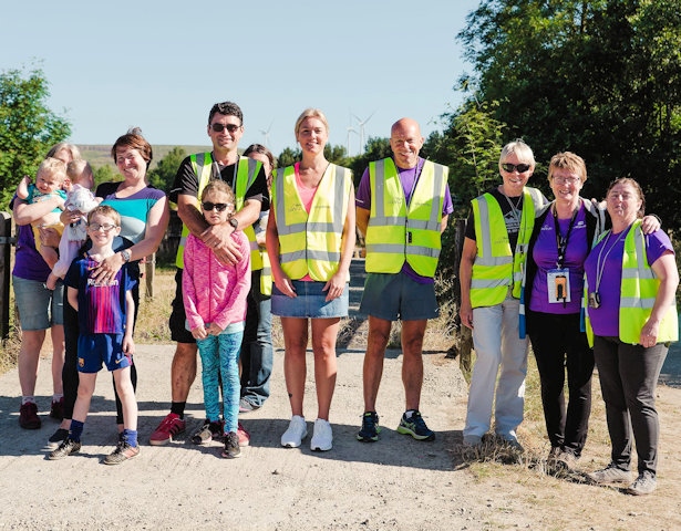 Watergrove Parkrun volunteers. Photo: Zain Zia