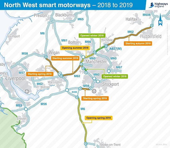 100 miles of extra lanes coming to North West motorways