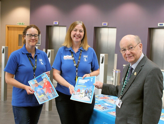 Councillor Billy Sheerin, assistant cabinet member for adult care, at the Sensory Awareness Day 