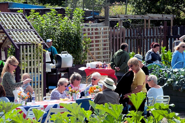 Lunches served at The Growth Project Open Day