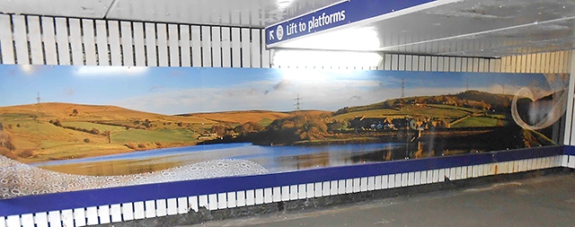 Rochdale Station subway mural