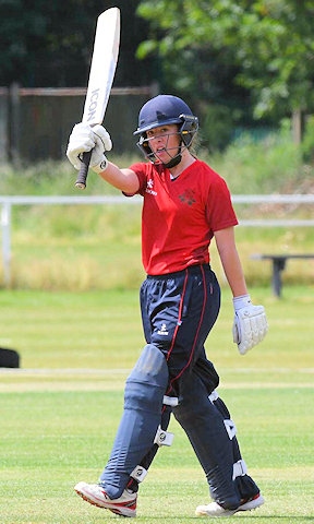 Olivia Thomas on Lancashire Duty in 2018