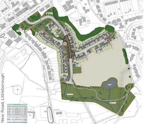 53 homes off New Road, Littleborough