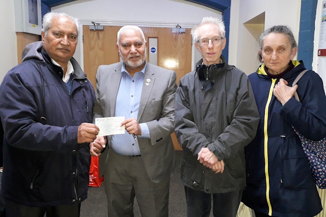 Ghulam Rasul Shahzad OBE, Councillor Zaman, George Lee and Marica Graovac