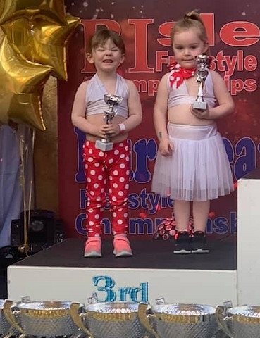 Frankie Davies and her partner, Poppy Shipley placed third in rock ‘n’ roll