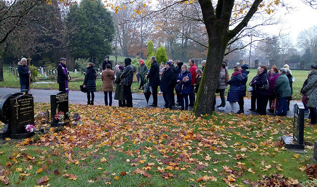 Zaduszki celebrations begin with tending to family graves and surrounding graveyards, followed by a procession through the cemetery with a series of prayers being said at five different locations