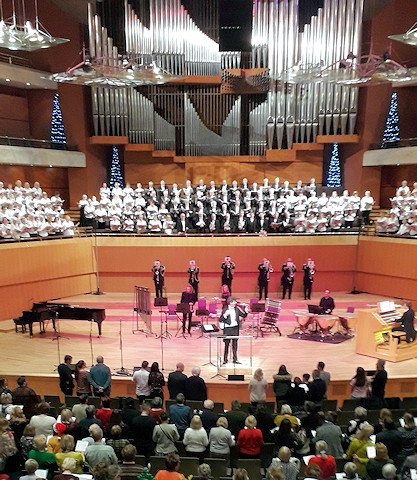 Mayor Billy Sheerin was invited to Bridgewater Hall for Manchester and District Hospital's Choir concert