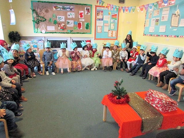 Sunshine Preschool celebrate Christmas