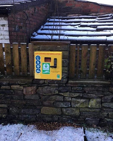 The new defibrillator has been installed in Ashworth Valley 