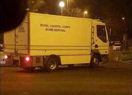 A controlled explosion took place near Bury Old Road, Heywood  