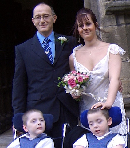 David and Lisa-Louise Fitton with their sons Dion and Jordan-Lee