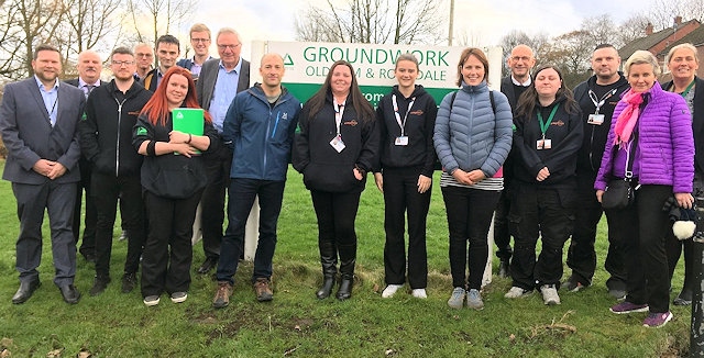 Groundwork’s Energyworks team with Ofgem Chair and Directors