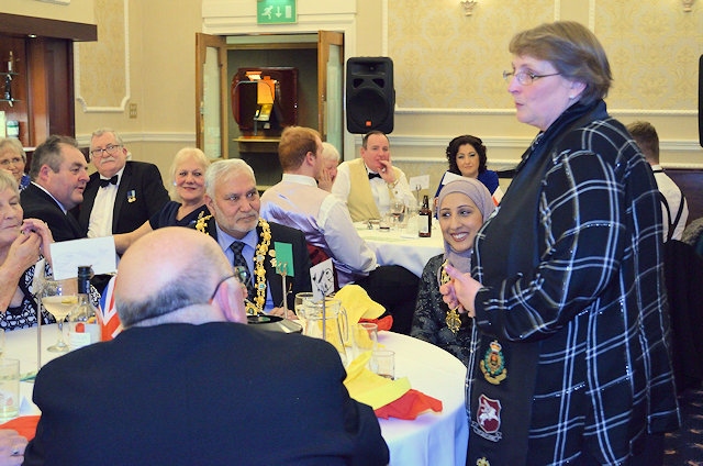 Mayor and Mayoress Mohammed Zaman and Naara Zaman and the Reverend Margaret Smith