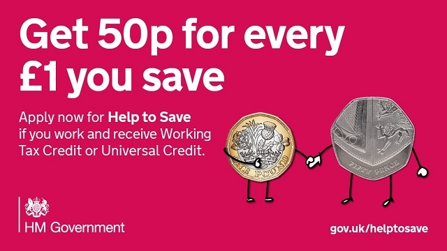 Government-backed saving scheme – Savers earn 50p for every £1 they save